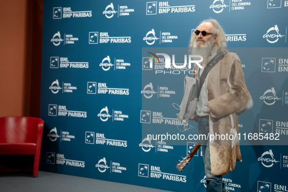 Tony Kaye attends ''The Trainer'' photocall during the 19th Rome Film Festival at Auditorium Parco Della Musica in Rome, Italy, on October 2...