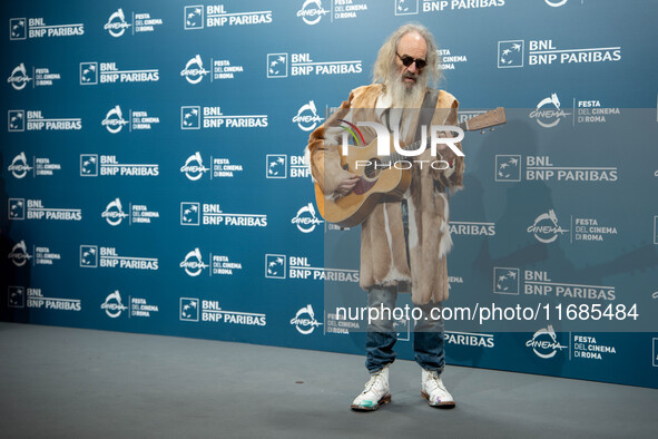 Tony Kaye attends ''The Trainer'' photocall during the 19th Rome Film Festival at Auditorium Parco Della Musica in Rome, Italy, on October 2...