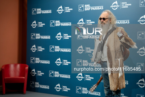 Tony Kaye attends ''The Trainer'' photocall during the 19th Rome Film Festival at Auditorium Parco Della Musica in Rome, Italy, on October 2...