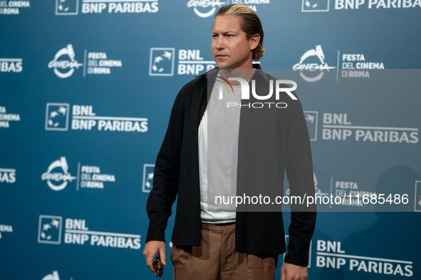 Vito Maria Schnabel attends ''The Trainer'' photocall during the 19th Rome Film Festival at Auditorium Parco Della Musica in Rome, Italy, on...