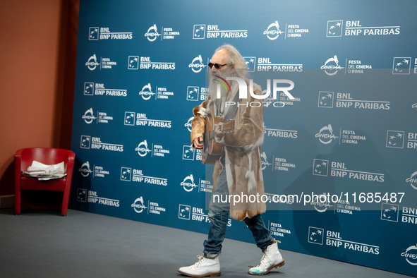 Tony Kaye attends ''The Trainer'' photocall during the 19th Rome Film Festival at Auditorium Parco Della Musica in Rome, Italy, on October 2...