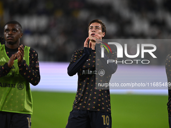 Kenan Yildiz of Juventus FC looks on during the match between Juventus FC and SS Lazio in the 8th round of Italian Lega Serie A Enilive 24/2...