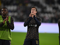 Kenan Yildiz of Juventus FC looks on during the match between Juventus FC and SS Lazio in the 8th round of Italian Lega Serie A Enilive 24/2...