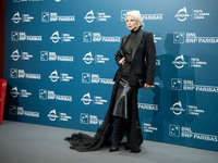 Julia Fox attends the ''The Trainer'' photocall during the 19th Rome Film Festival at Auditorium Parco Della Musica in Rome, Italy, on Octob...