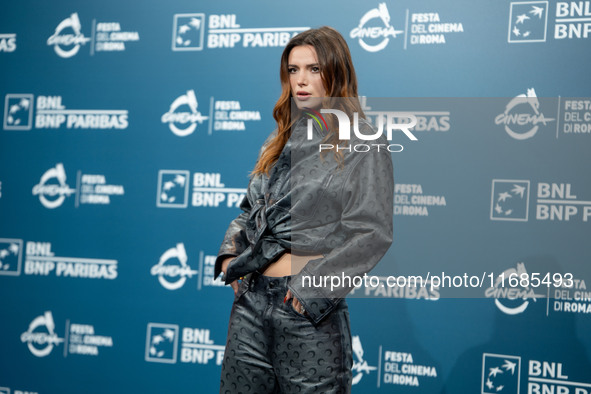 Bella Thorne attends ''The Trainer'' photocall during the 19th Rome Film Festival at Auditorium Parco Della Musica in Rome, Italy, on Octobe...