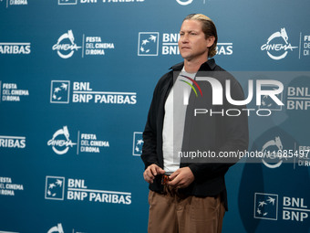 Vito Maria Schnabel attends ''The Trainer'' photocall during the 19th Rome Film Festival at Auditorium Parco Della Musica in Rome, Italy, on...