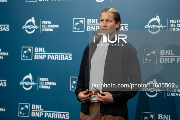 Vito Maria Schnabel attends ''The Trainer'' photocall during the 19th Rome Film Festival at Auditorium Parco Della Musica in Rome, Italy, on...