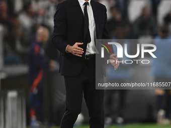 Head coach Thiago Motta of Juventus FC looks on during the match between Juventus FC and SS Lazio in the 8th round of Italian Lega Serie A E...