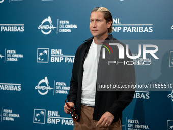 Vito Maria Schnabel attends ''The Trainer'' photocall during the 19th Rome Film Festival at Auditorium Parco Della Musica in Rome, Italy, on...