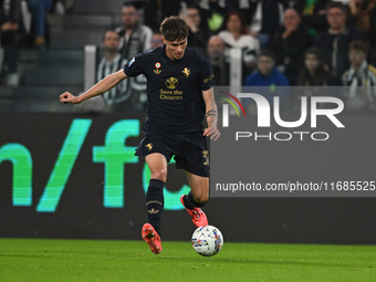 Nicolo Savona of Juventus FC is in action during the Juventus FC vs. SS Lazio match, the 8th round of the Italian Lega Serie A Enilive 24/25...