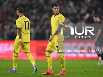 Kenan Yildiz of Juventus FC looks on during the match between Juventus FC and SS Lazio in the 8th round of Italian Lega Serie A Enilive 24/2...