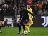 Juan Cabal of Juventus FC is in action during the match between Juventus FC and SS Lazio, the 8th turn of the Italian Lega Serie A Enilive 2...