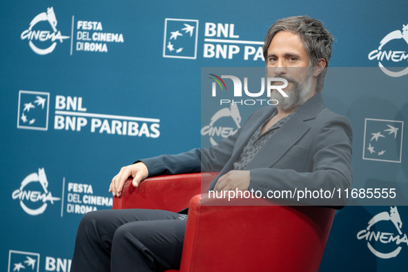 Gael Garcia Bernal attends the ''Maquina - Il Pugile'' photocall during the 19th Rome Film Festival at Auditorium Parco Della Musica in Rome...