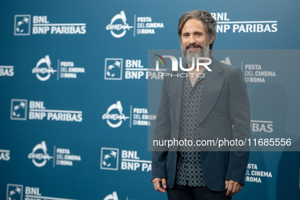 Gael Garcia Bernal attends the ''Maquina - Il Pugile'' photocall during the 19th Rome Film Festival at Auditorium Parco Della Musica in Rome...