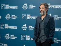 Gael Garcia Bernal attends the ''Maquina - Il Pugile'' photocall during the 19th Rome Film Festival at Auditorium Parco Della Musica in Rome...