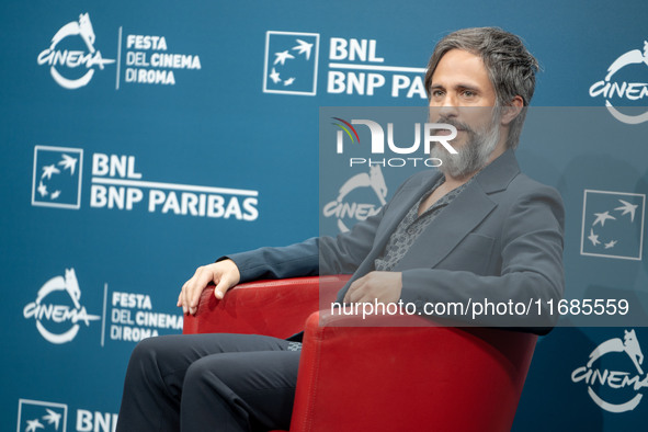 Gael Garcia Bernal attends the ''Maquina - Il Pugile'' photocall during the 19th Rome Film Festival at Auditorium Parco Della Musica in Rome...