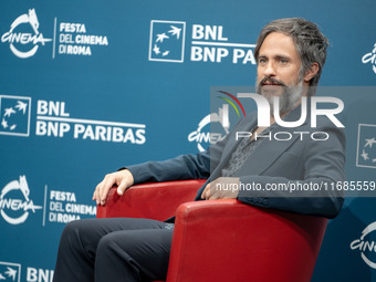 Gael Garcia Bernal attends the ''Maquina - Il Pugile'' photocall during the 19th Rome Film Festival at Auditorium Parco Della Musica in Rome...