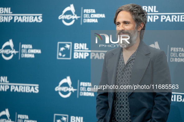 Gael Garcia Bernal attends the ''Maquina - Il Pugile'' photocall during the 19th Rome Film Festival at Auditorium Parco Della Musica in Rome...