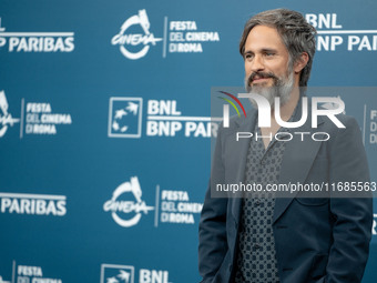 Gael Garcia Bernal attends the ''Maquina - Il Pugile'' photocall during the 19th Rome Film Festival at Auditorium Parco Della Musica in Rome...