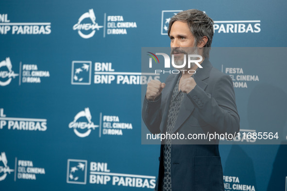 Gael Garcia Bernal attends the ''Maquina - Il Pugile'' photocall during the 19th Rome Film Festival at Auditorium Parco Della Musica in Rome...