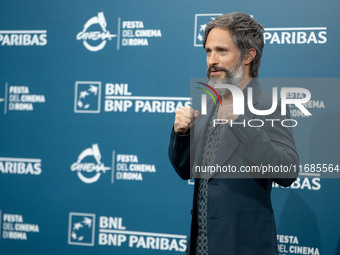 Gael Garcia Bernal attends the ''Maquina - Il Pugile'' photocall during the 19th Rome Film Festival at Auditorium Parco Della Musica in Rome...