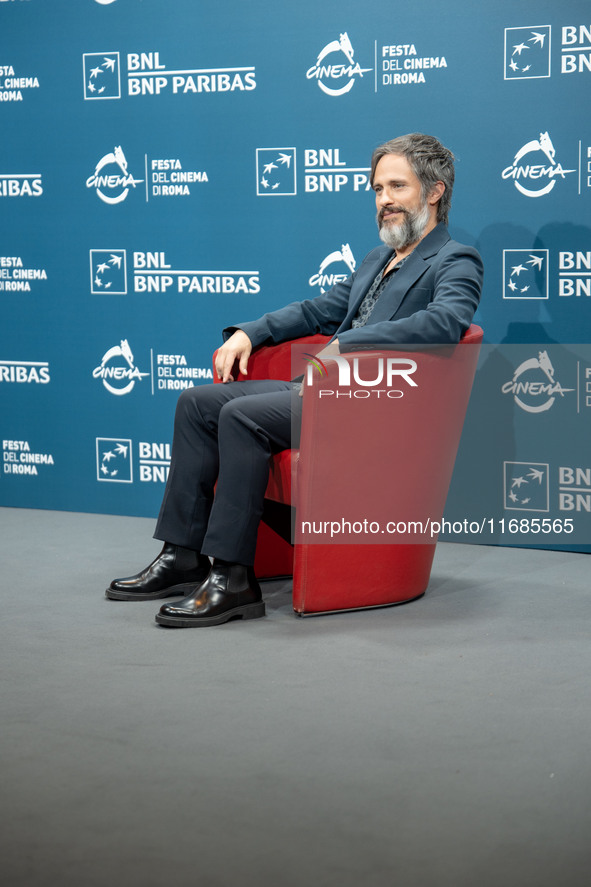 Gael Garcia Bernal attends the ''Maquina - Il Pugile'' photocall during the 19th Rome Film Festival at Auditorium Parco Della Musica in Rome...