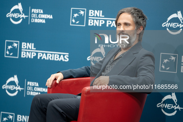 Gael Garcia Bernal attends the ''Maquina - Il Pugile'' photocall during the 19th Rome Film Festival at Auditorium Parco Della Musica in Rome...