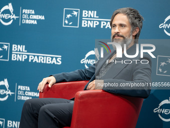 Gael Garcia Bernal attends the ''Maquina - Il Pugile'' photocall during the 19th Rome Film Festival at Auditorium Parco Della Musica in Rome...