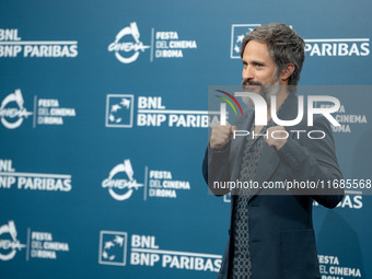 Gael Garcia Bernal attends the ''Maquina - Il Pugile'' photocall during the 19th Rome Film Festival at Auditorium Parco Della Musica in Rome...