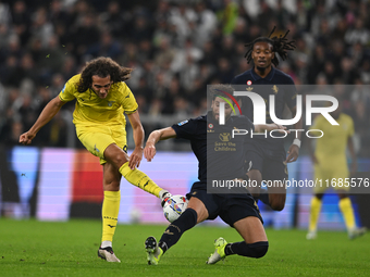 Matteo Guendouzi of SS Lazio and Manuel Locatelli of Juventus FC battle for the ball during the Juventus FC - SS Lazio match, 8th turn of It...