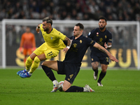 Valentin Castellanos of SS Lazio and Federico Gatti of Juventus FC battle for the ball during the Juventus FC - SS Lazio match, 8th turn of...