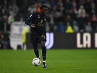 Timothy Weah of Juventus FC is in action during the Juventus FC vs. SS Lazio match, the 8th round of the Italian Lega Serie A Enilive 24/25,...