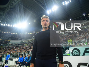 Marco Baroni of SS Lazio looks on during the Juventus FC vs. SS Lazio match, the 8th turn of Italian Lega Serie A Enilive 24/25, in Allianz...