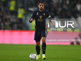 Danilo of Juventus FC is in action during the Juventus FC vs. SS Lazio match, 8th round of Italian Lega Serie A Enilive 24/25, in Allianz St...