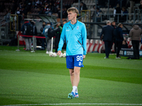 Wojciech Monka warms up before the game between KS Cracovia and Lech Poznan in Krakow, Poland, on October 19, 2024. PKO BP Ekstraklasa, Poli...