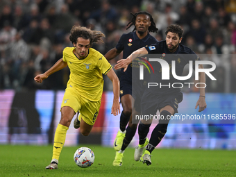 Matteo Guendouzi of SS Lazio and Manuel Locatelli of Juventus FC battle for the ball during the Juventus FC - SS Lazio match, 8th turn of It...