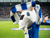 The Lech Poznan mascot stands before the game between KS Cracovia and Lech Poznan in Krakow, Poland, on October 19, 2024, during the PKO BP...