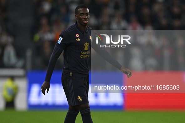 Timothy Weah of Juventus FC looks on during the match between Juventus FC and SS Lazio in the 8th round of Italian Lega Serie A Enilive 24/2...