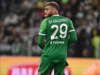 Michele Di Gregorio of Juventus FC is in action during the Juventus FC vs. SS Lazio match, the 8th turn of the Italian Lega Serie A Enilive...