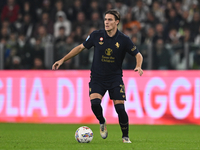 Nicolo Fagioli of Juventus FC is in action during the match between Juventus FC and SS Lazio in the 8th round of the Italian Lega Serie A En...