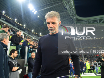 Marco Baroni of SS Lazio looks on during the Juventus FC vs. SS Lazio match, the 8th turn of Italian Lega Serie A Enilive 24/25, in Allianz...