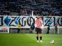 Ajdin Hasic participates in the game between KS Cracovia and Lech Poznan in Krakow, Poland, on October 19, 2024. This is a PKO BP Ekstraklas...