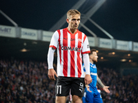 Mikkel Maigaard participates in the game between KS Cracovia and Lech Poznan in Krakow, Poland, on October 19, 2024. This is a PKO BP Ekstra...