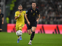 Federico Gatti of Juventus FC is in action during the Juventus FC vs. SS Lazio match, the 8th turn of the Italian Lega Serie A Enilive 24/25...