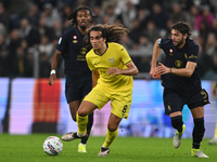 Matteo Guendouzi of SS Lazio is in action during the Juventus FC vs. SS Lazio match, the 8th round of the Italian Lega Serie A Enilive 24/25...