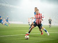 Benjamin Kallman participates in the game between KS Cracovia and Lech Poznan in Krakow, Poland, on October 19, 2024. This is a PKO BP Ekstr...