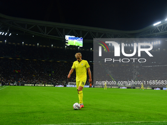 Gustav Isaksen of SS Lazio looks on during the Juventus FC - SS Lazio match, 8th turn of Italian Lega Serie A Enilive 24/25 in Allianz Stadi...