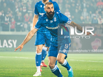 Mikael Ishak participates in the game between KS Cracovia and Lech Poznan in Krakow, Poland, on October 19, 2024. PKO BP Ekstraklasa, Polish...