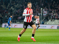 Benjamin Kallman participates in the game between KS Cracovia and Lech Poznan in Krakow, Poland, on October 19, 2024. This is a PKO BP Ekstr...