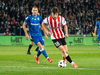 Filip Rozga participates in the game between KS Cracovia and Lech Poznan in Krakow, Poland, on October 19, 2024. It is a PKO BP Ekstraklasa,...